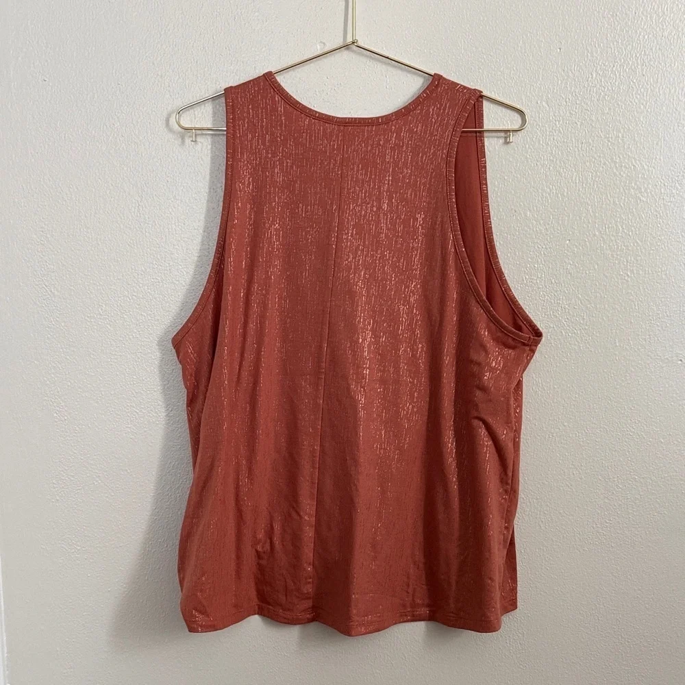 All in Motion Terracotta Muscle Tee - Picture 3 of 3